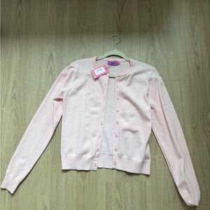 Edikted Blush Pink Button-Up Cardigan
